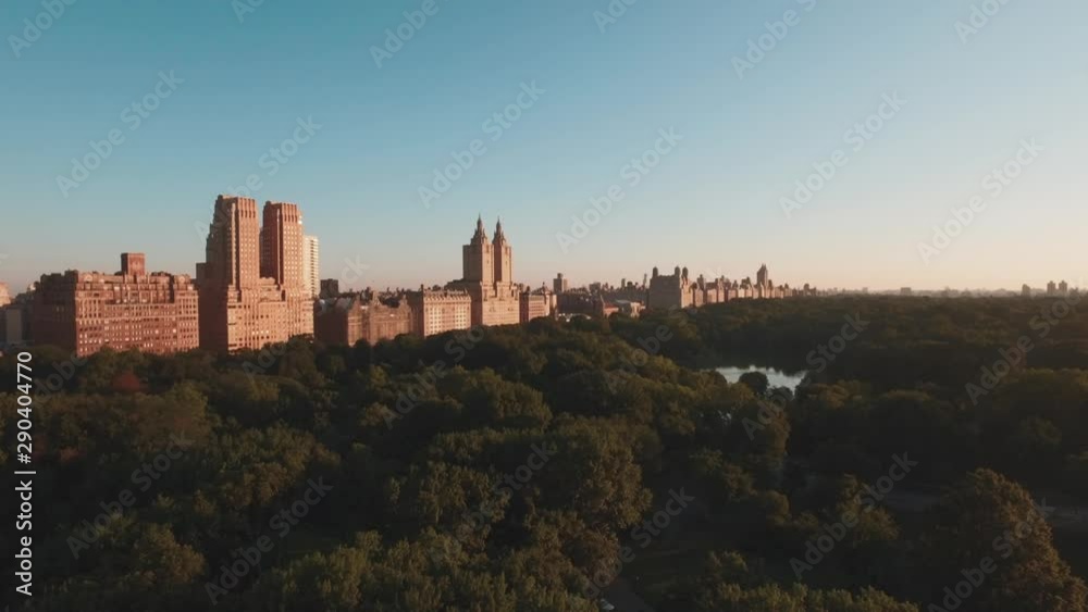 Aerial shot of Central Park, Manhattan, New York, United States Aerial shot of Central Park, Manhattan, New York, United States