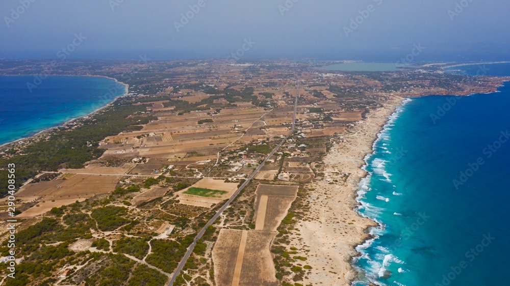 Espectacular vista de Formentera