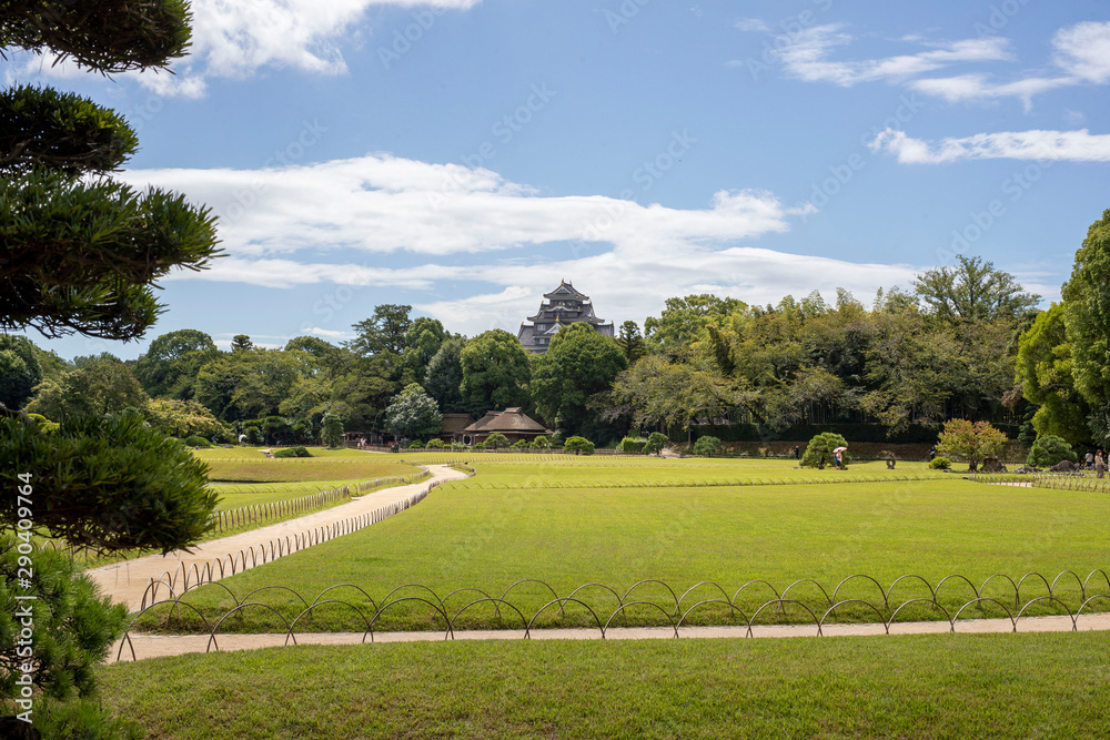 This is Korakuen, a Japanese garden in Okayama