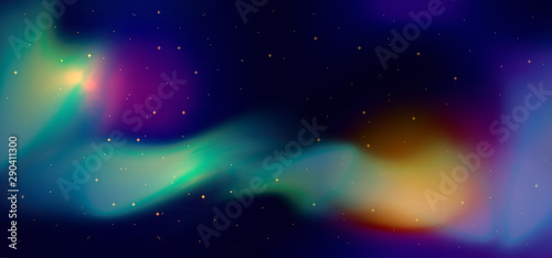 Galaxy background with abst...