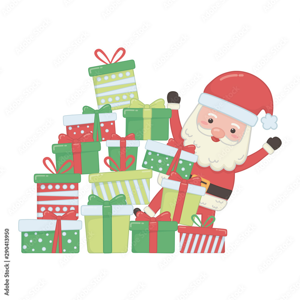Merry christmas santa claus vector design Merry christmas santa claus vector design