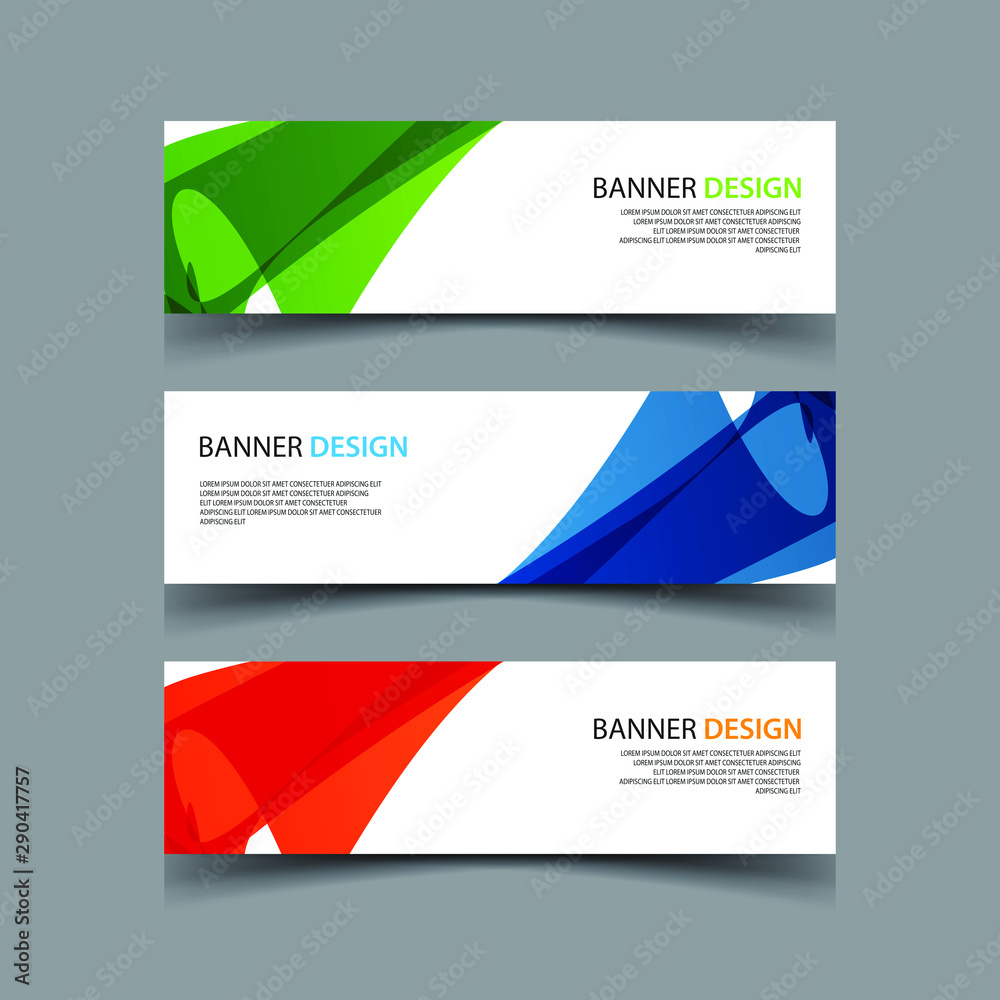 Vector Abstract design banner web template