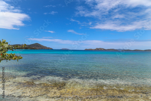 Famous Sapphire beach on St. Thomas island