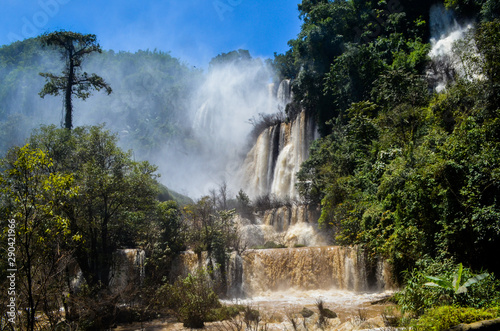 Thi Lo Su Waterfall in Umphang Wildlife Sanctuary  Umphang Tak  Thailand.
