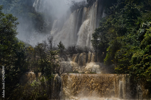 Thi Lo Su Waterfall in Umphang Wildlife Sanctuary  Umphang Tak  Thailand.