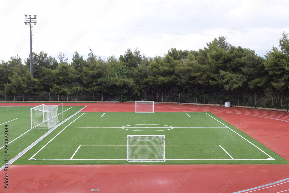 Fototapeta premium Mini football field 5x5.