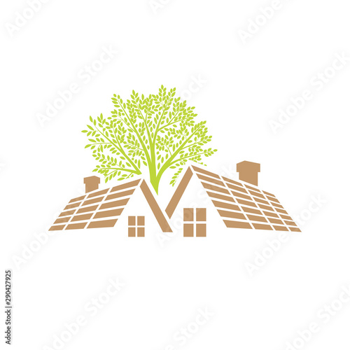 Apartment House Real Estate Home Realty logo design vector concept and idea