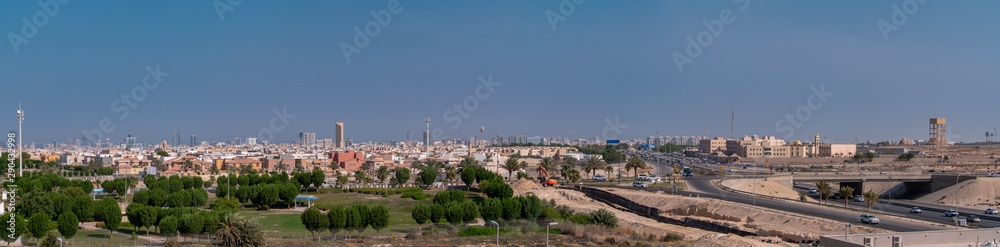 Panoramic skyline image of Al Khobar in Eastern Province, Saudi Arabia