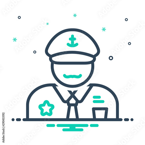 mix icon for captain skipper