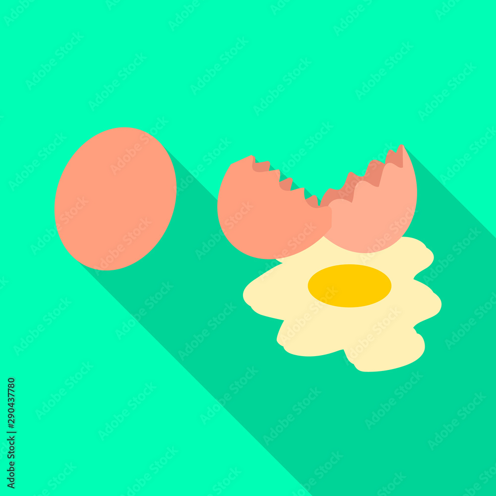 Vector design of egg and fresh sign. Collection of egg and diet stock symbol for web. Vector design of egg and fresh sign. Collection of egg and diet stock symbol for web.