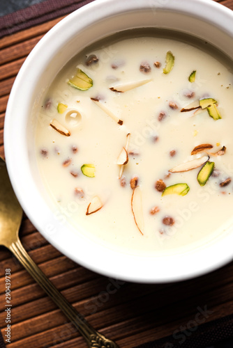 Basundi / Rabri or Rabdi - is a dessert made of condensed milk and dry fruits 