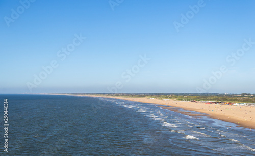 Coastlineof the Hague in Netherlands