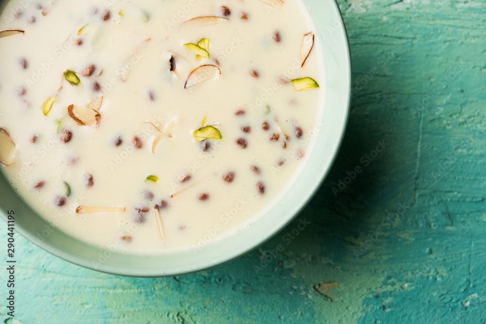 Basundi / Rabri or Rabdi - is a dessert made of condensed milk and dry fruits Basundi / Rabri or Rabdi - is a dessert made of condensed milk and dry fruits