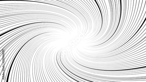 Twisted speed lines vector background