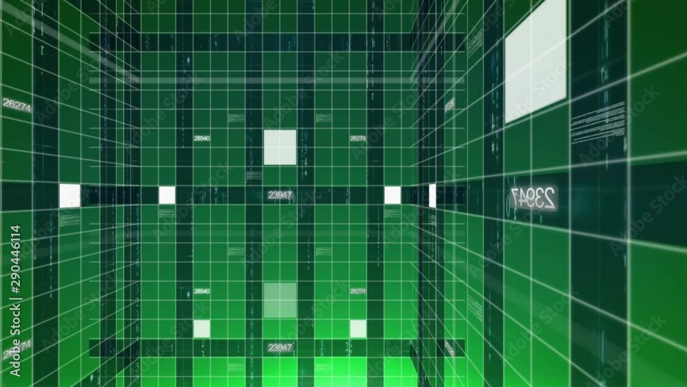 technology background 3d pan_LOOP 4K