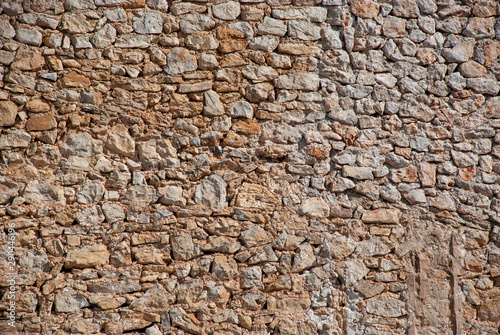Typische Steinmauer auf Mallorca, Balearen