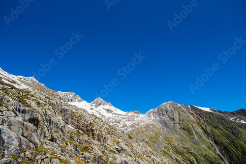 snow mountains in winter background