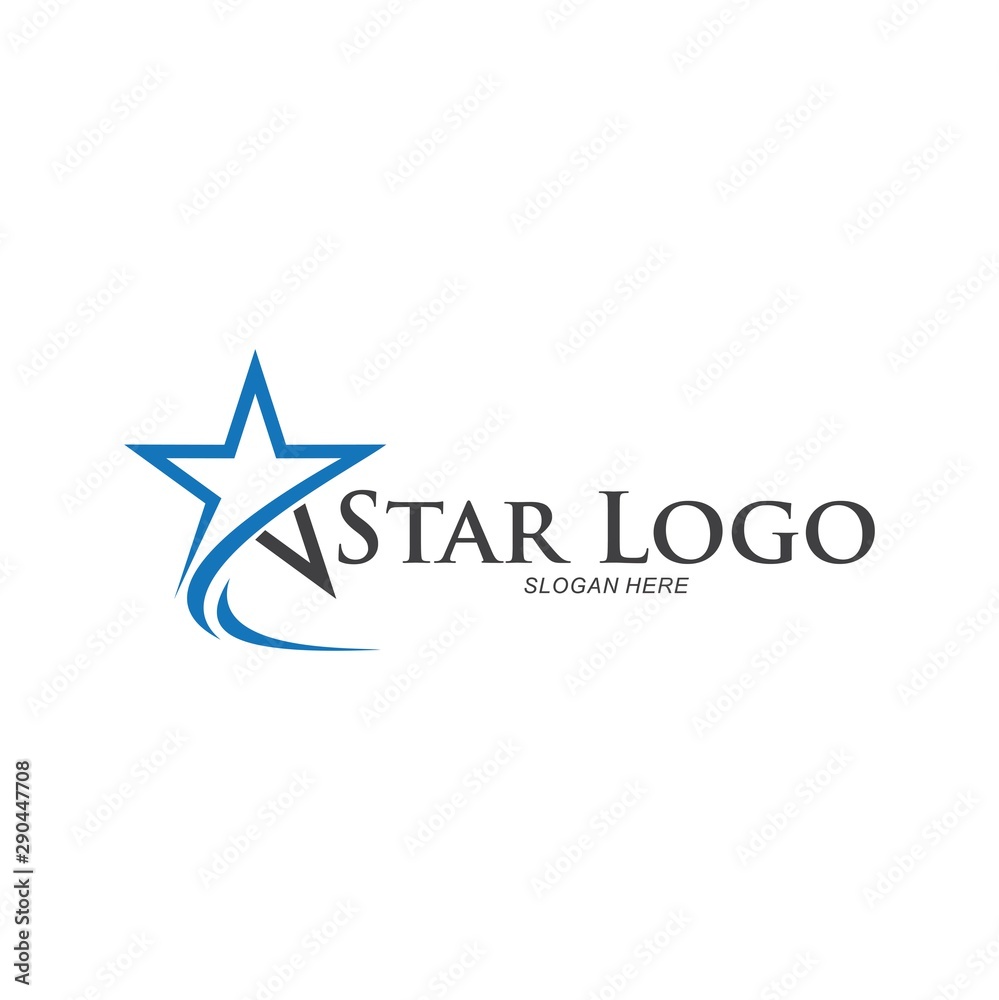 Abstract star logo Template Design Vector, Emblem, Design Concept, Creative Symbol, Icon