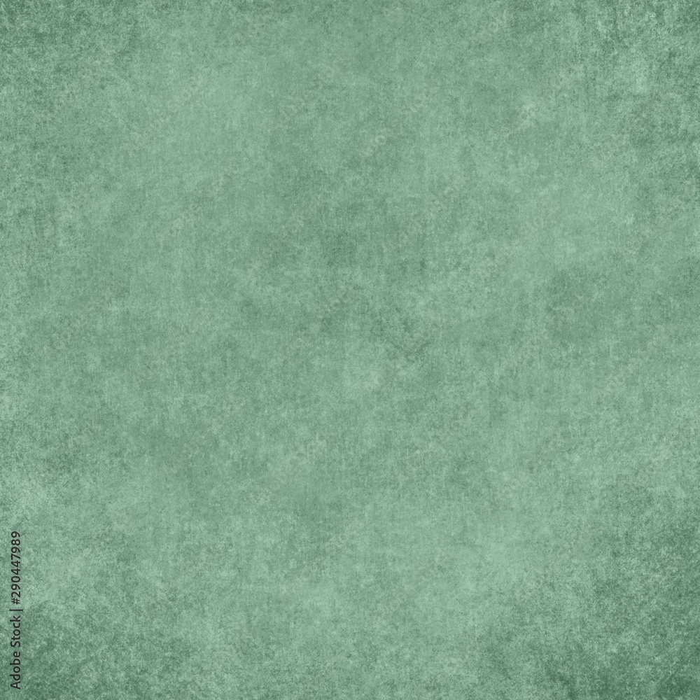 Fototapeta premium Vintage paper texture. Green grunge abstract background