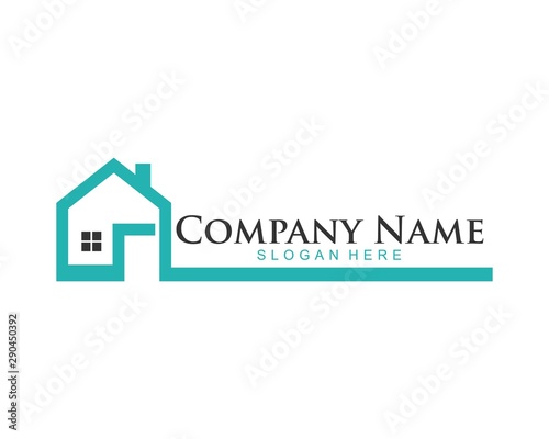 home real estate logo design template.Icon vector. Home logo design