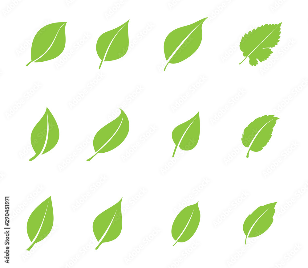 green leaf ecology nature element vector green leaf ecology nature element vector