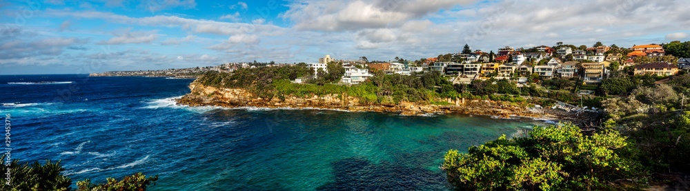 Scenic panorama of Gordons Bay Sydney Australia
