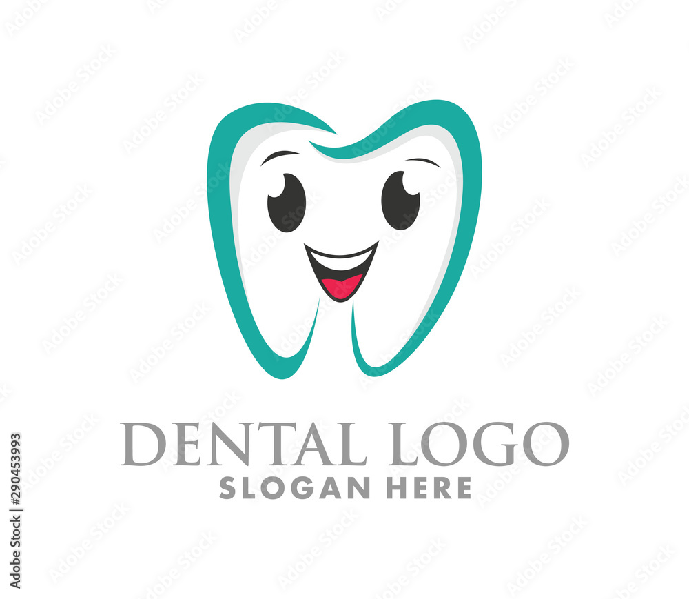 Dentist Logo tooth shape design vector template...Dental Clinic Dentist Logo tooth shape design vector template...Dental Clinic