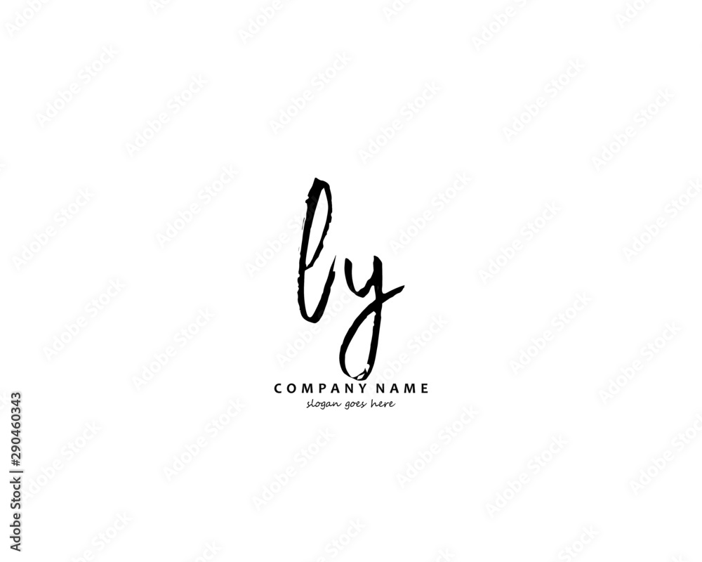 LY Initial letter logo template vector LY Initial letter logo template vector