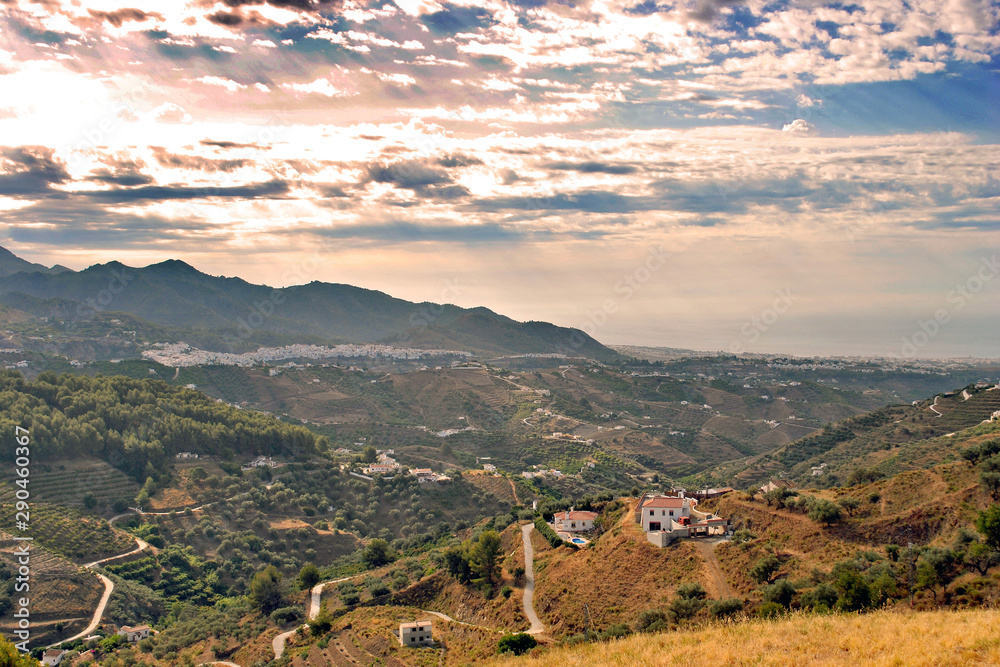 Fototapeta premium Frigiliana Andalusia Costa del Sol Spain