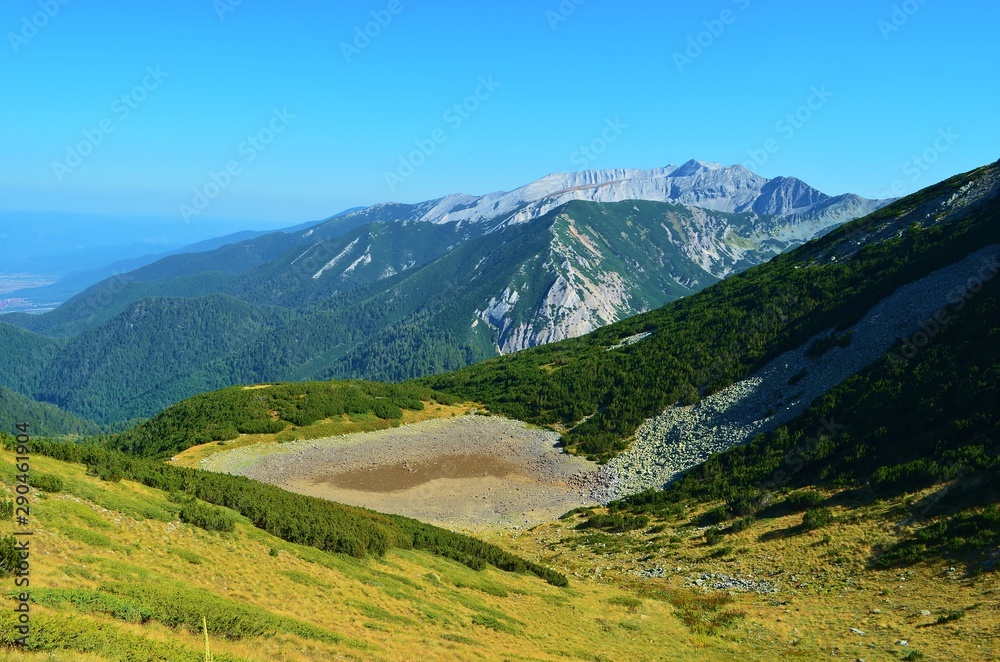 mountain landscape of the Pirin National Park in Bulgaria mountain landscape of the Pirin National Park in Bulgaria