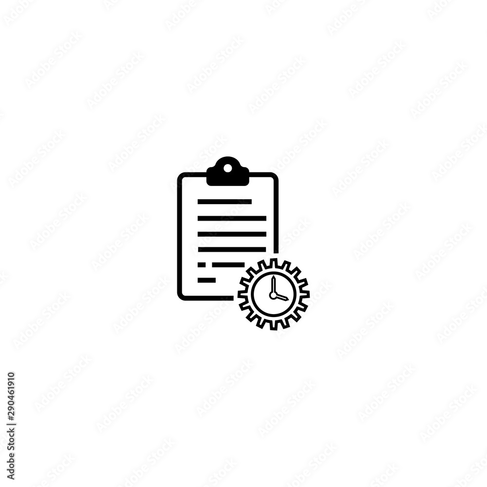 Checklist vector icon on white background Checklist vector icon on white background
