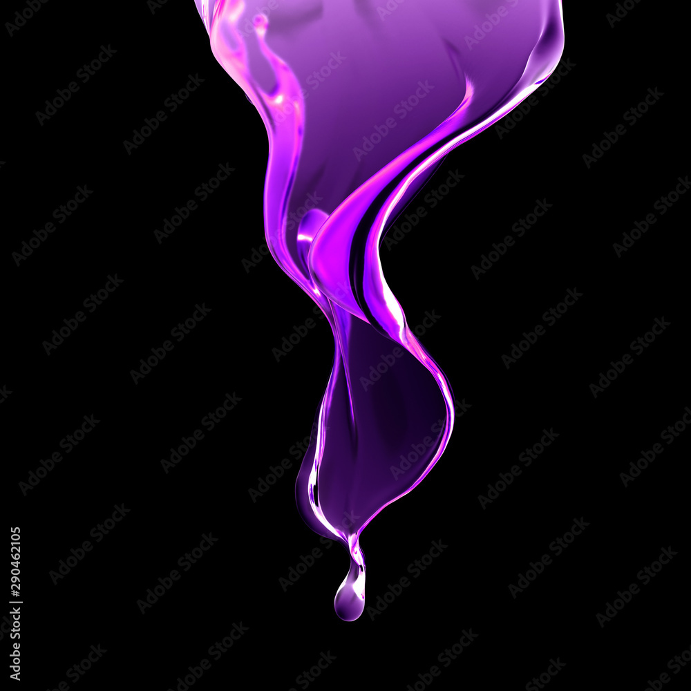 Splash fluid. 3d illustration, 3d rendering. Splash fluid. 3d illustration, 3d rendering.
