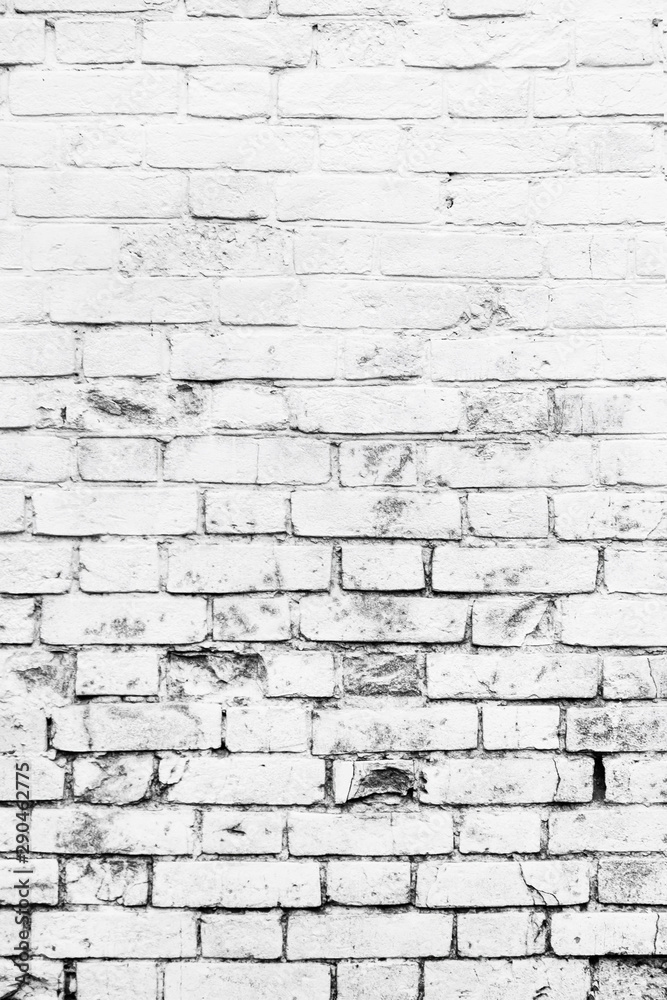 Obraz premium Background of old vintage dirty brick wall, texture