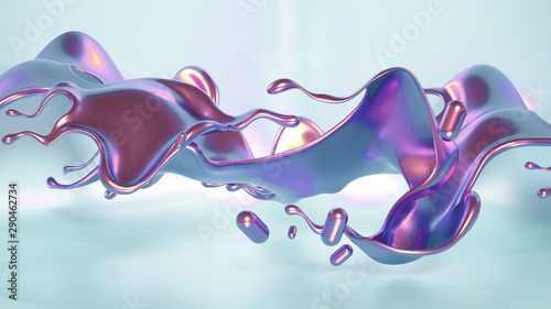 Elegant, beautiful abstract background with elements, studio, pedestal, minimalism. 3d illustration, 3d ..rendering.