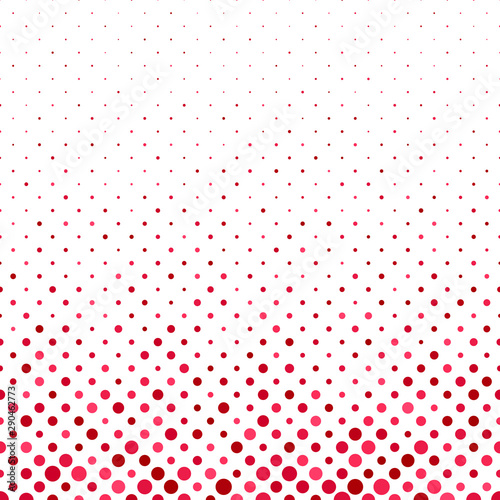 Red repeating abstract circle pattern background - vector design