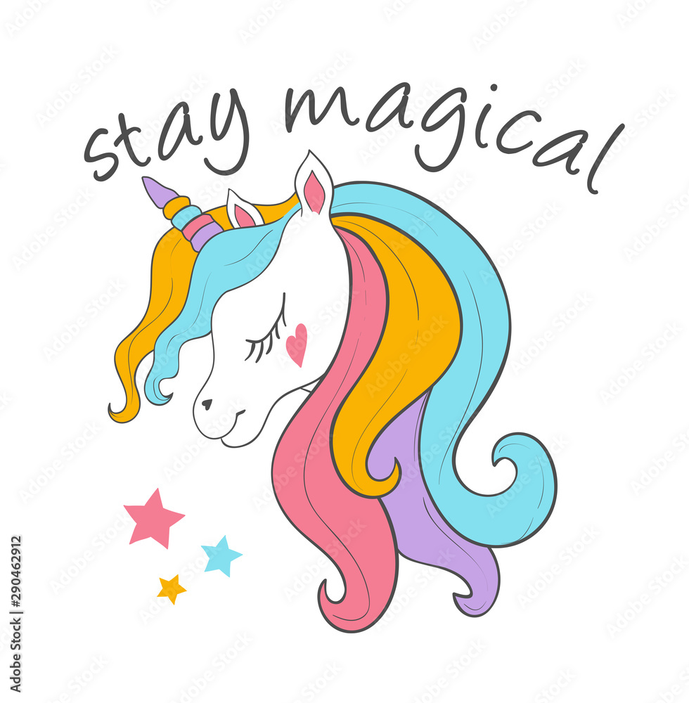 cute magical unicorn,sweet kids graphics for t-shirts cute magical unicorn,sweet kids graphics for t-shirts
