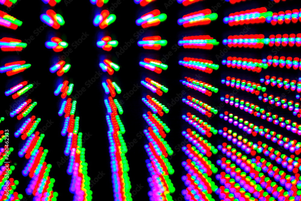 Fototapeta premium led lighting with zoom effect