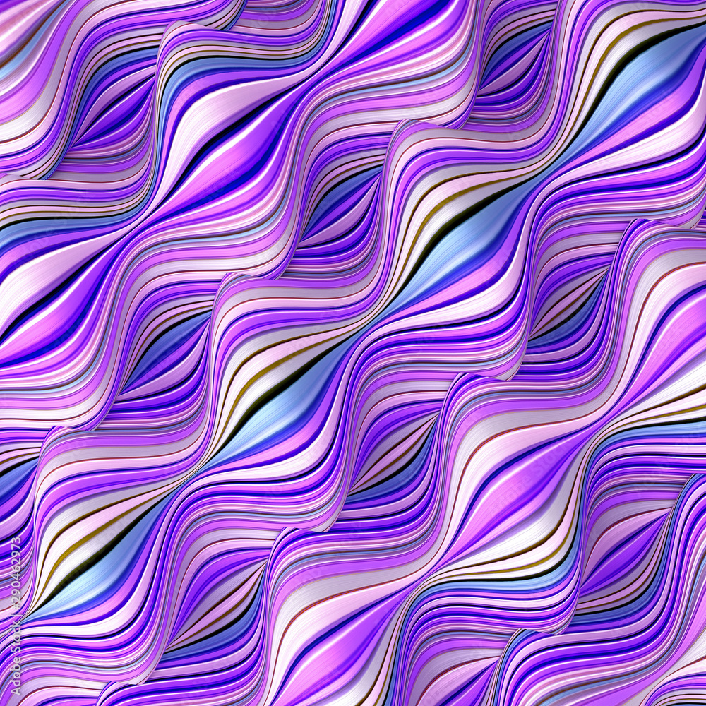 Fototapeta premium Elegant line background. 3d illustration, 3d rendering.