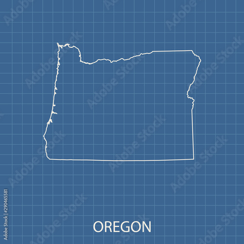 map of Oregon