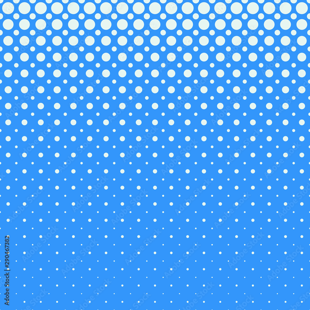 Color repeating halftone circle pattern background design - abstract vector illustration
