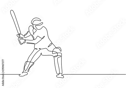 Cricket sport player one li...