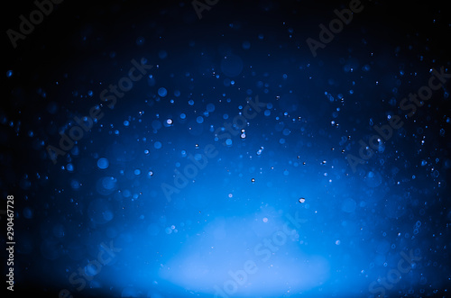 abstract flare blue background