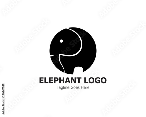 Elephant Logo Template Vector Illustration design
