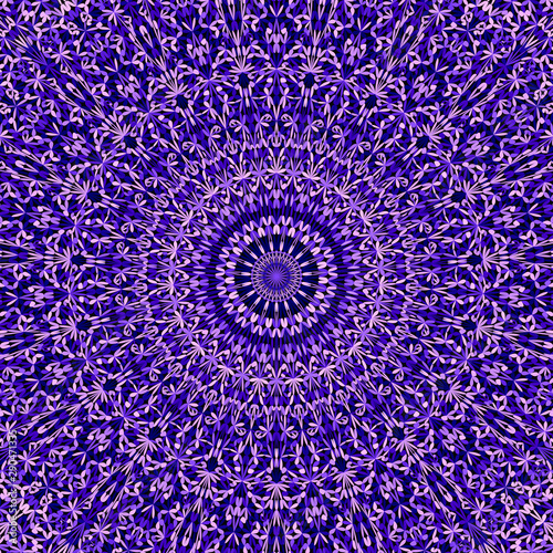 Floral kaleidoscope mandala wallpaper - symmetrical abstract vector meditation background graphic