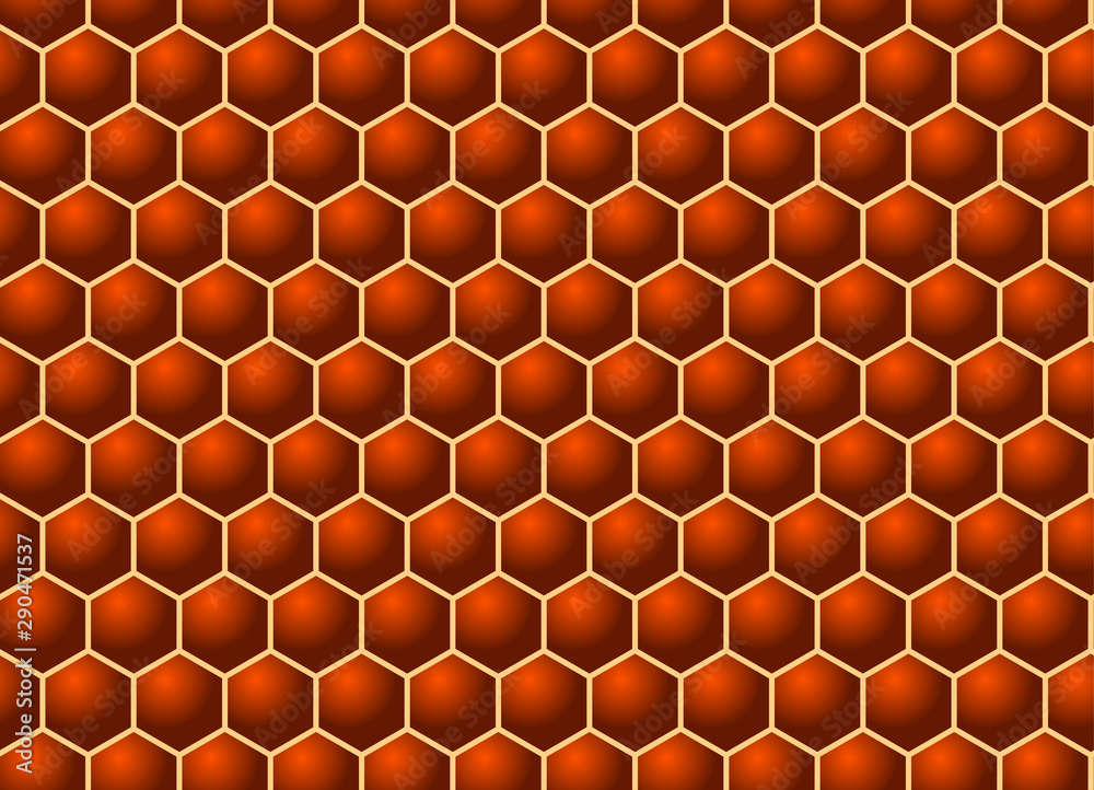 Honeycomb seamless background. Vector illustration for poster. Honeycomb seamless background. Vector illustration for poster.