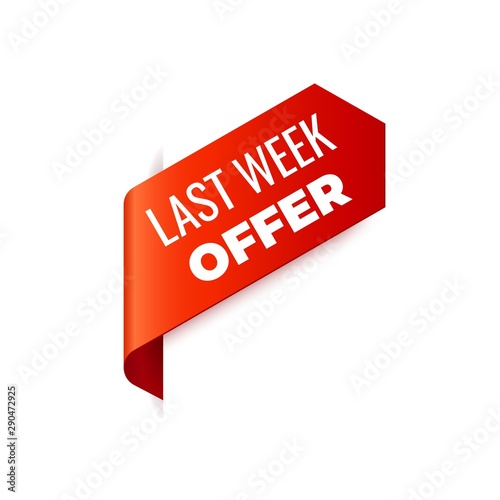 Red Vector left bookmark