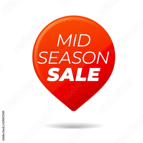 Red Vector Pin on white background Free Download Red Vector Pin on white background - GFXLoad