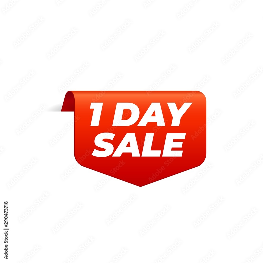 Fototapeta premium Red Vector top bookmark