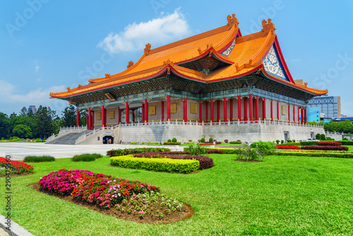 Amazing view of the National Concert Hall in Taipei, Taiwan photo