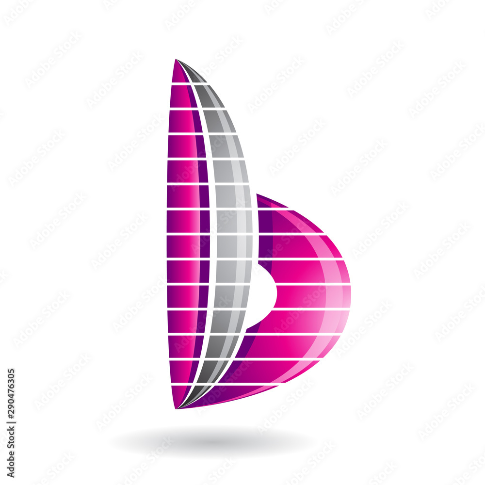 Abstract Symbol of Letter B Abstract Symbol of Letter B
